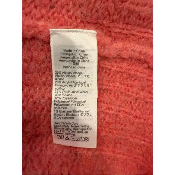 J. Crew Pink Wool Sweater- Size S - Picture 7 of 10